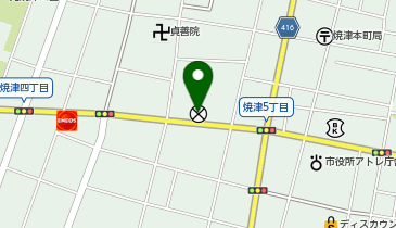 焼津警察署中央交番の地図画像