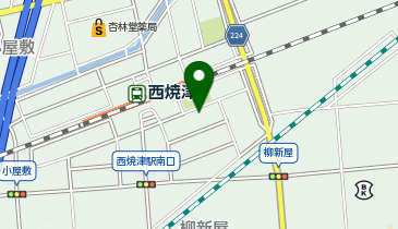 焼津警察署西焼津駅前交番の地図画像