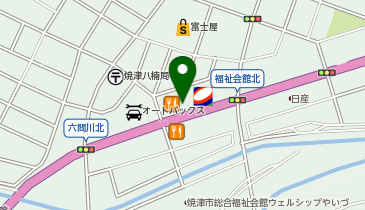 焼津警察署八楠交番の地図画像