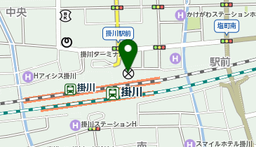 掛川警察署掛川駅前交番の地図画像
