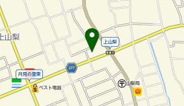 袋井警察署山梨交番の地図画像