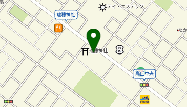 浜松中央警察署葵高丘交番の地図画像