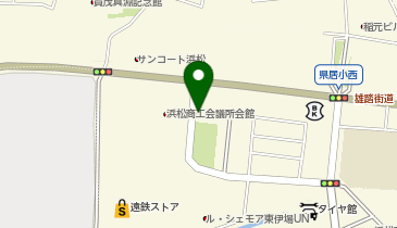 浜松中央警察署東伊場交番の地図画像