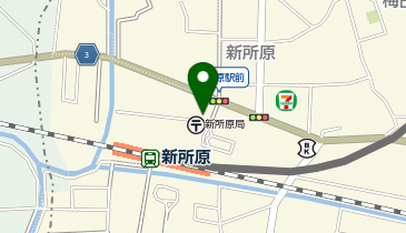 湖西警察署新所原駅前交番の地図画像