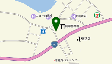 釧路警察署阿寒湖畔駐在所の地図画像