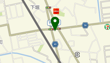 富山南警察署下堀交番の地図画像