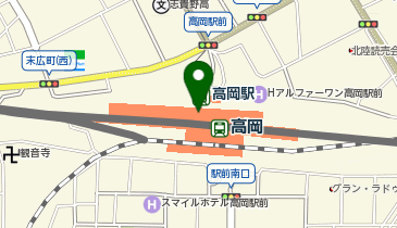 高岡警察署高岡駅前交番の地図画像
