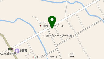 弟子屈警察署川湯駐在所の地図画像