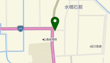 富山中央警察署上条駐在所の地図画像