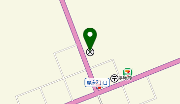 根室警察署厚床駐在所の地図画像