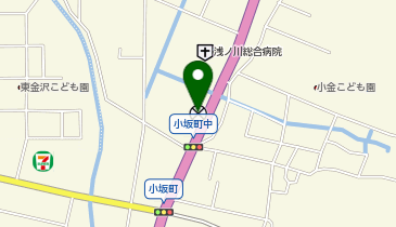 金沢東警察署小坂町交番の地図画像