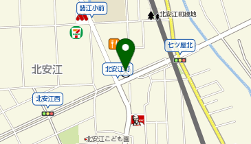 金沢東警察署北安江交番の地図画像