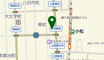小松警察署小松駅前交番の地図画像