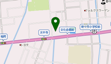 白山警察署野々市交番の地図画像