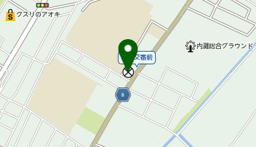 津幡警察署内灘交番の地図画像