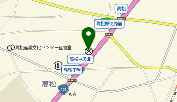 津幡警察署高松交番の地図画像