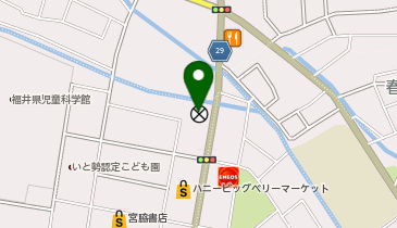 坂井警察署春江交番の地図画像