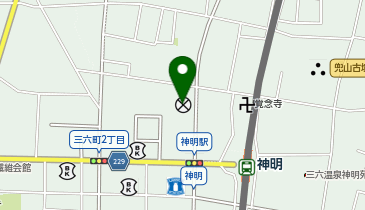 鯖江警察署神明交番の地図画像