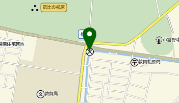 敦賀警察署松原交番の地図画像