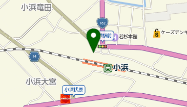 小浜警察署駅前交番の地図画像