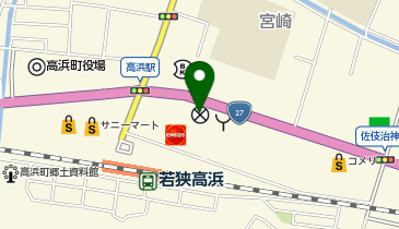 小浜警察署高浜交番の地図画像