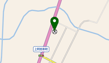 本別警察署上利別駐在所の地図画像