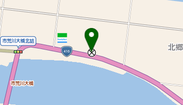 勝山警察署北郷駐在所の地図画像