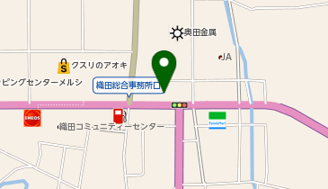 鯖江警察署織田駐在所の地図画像