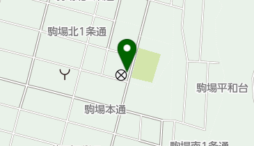 帯広警察署駒場駐在所の地図画像