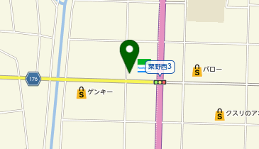 岐阜北警察署岩野田交番の地図画像