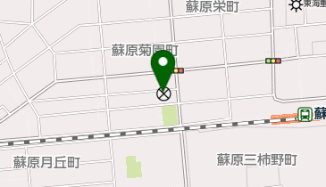 各務原警察署蘇原交番の地図画像