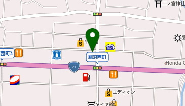 各務原警察署鵜沼交番の地図画像