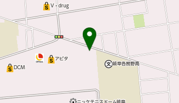 各務原警察署鵜沼西交番の地図画像