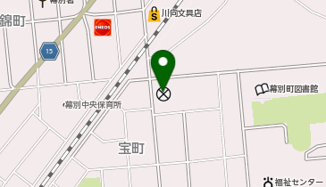 帯広警察署幕別駐在所の地図画像