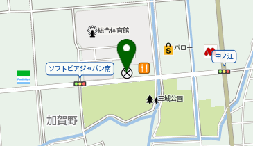 大垣警察署三城交番の地図画像