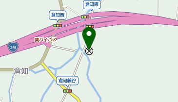 関警察署倉知交番の地図画像