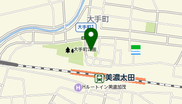 加茂警察署みの太田駅北交番の地図画像