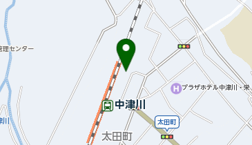 中津川警察署駅前交番の地図画像