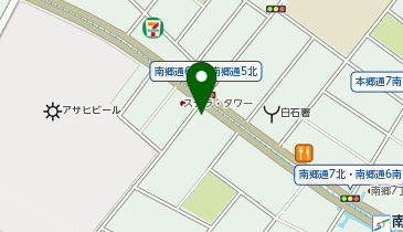 白石警察署南郷交番の地図画像