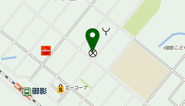 新得警察署御影駐在所の地図画像