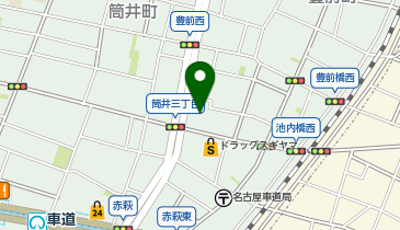 東警察署赤萩交番の地図画像