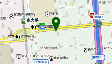 東警察署山吹交番の地図画像