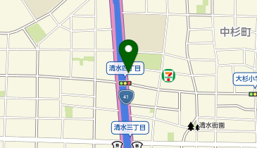 北警察署清水交番の地図画像