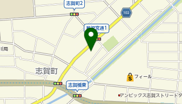 北警察署志賀交番の地図画像