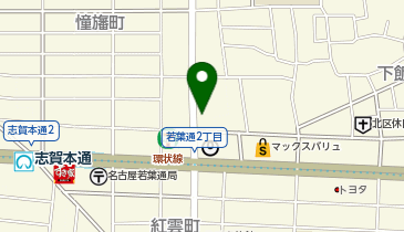 北警察署若葉交番の地図画像