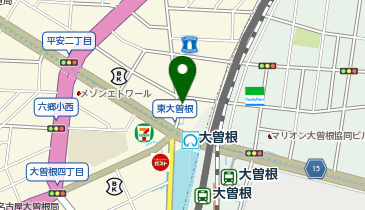 北警察署大曽根駅前交番の地図画像