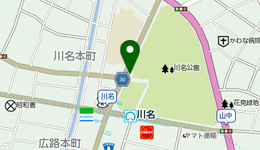 昭和警察署川名交番の地図画像