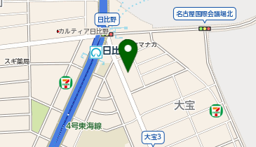 熱田警察署日比野交番の地図画像