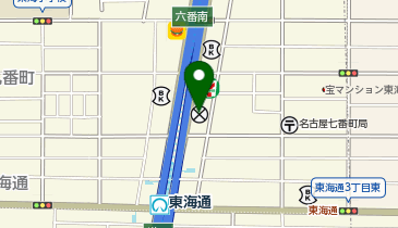 港警察署港明交番の地図画像