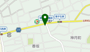 名東警察署猪子石交番の地図画像